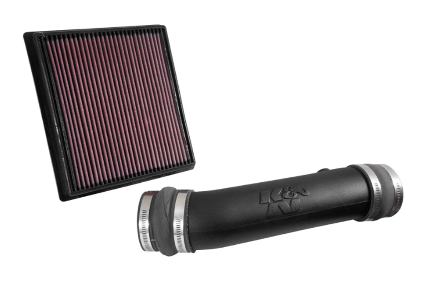 K And N Engineering Air Induction System - 57 Series FIPK - Reusable Oiled Filter - Plastic - Black - Toyota Tacoma