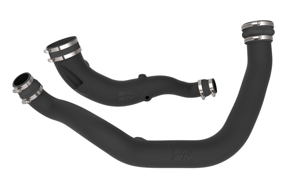 K And N Engineering Air Intake Tube - Couplers / Hardware Included - Plastic - Black Natural - Ford EcoBoost V6 - Ford