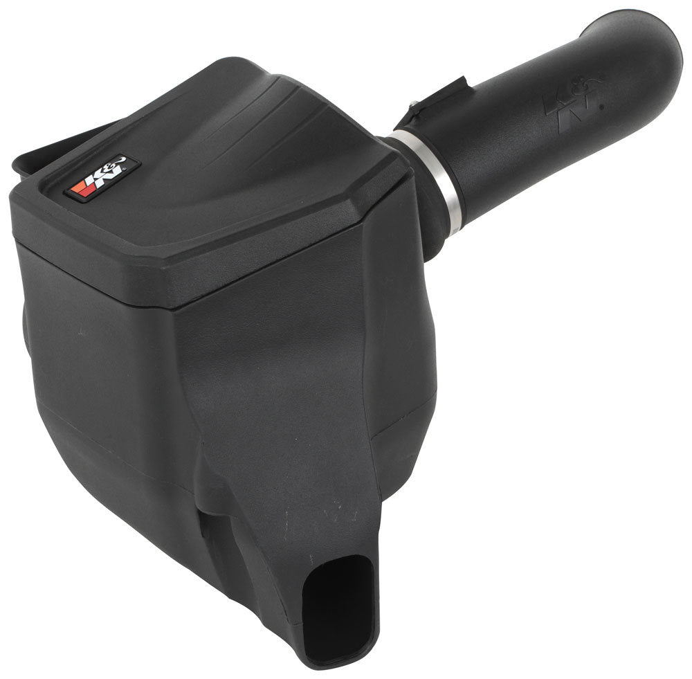 K And N Engineering Air Induction System - 63 Series AirCharger - Reusable Oiled Filter - Plastic - Black - GM Duramax