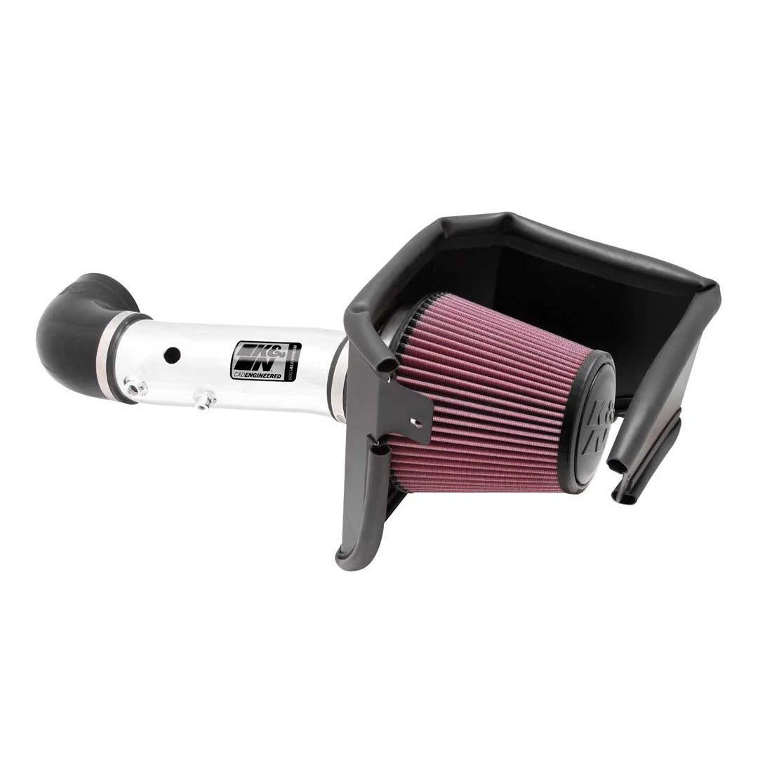 K And N Engineering Air Induction System - 69 Series Typhoon - Reusable Oiled Filter - Aluminum - Polished - Mopar Gen