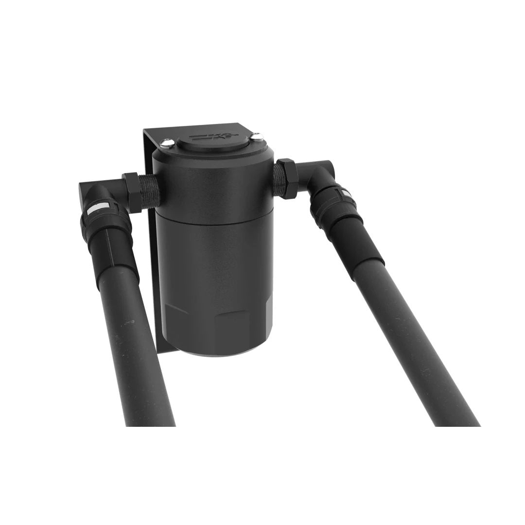 K And N Engineering Air-Oil Separator - Plastic - Black - Ford EcoBoost 4-Cylinder - Ford Midsize SUV 2021-24 - Kit