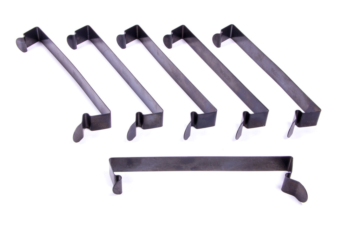 K And N Engineering Air Filter Spring Clips - Steel - Black Paint - 6 in Sprint Box - Set of 6