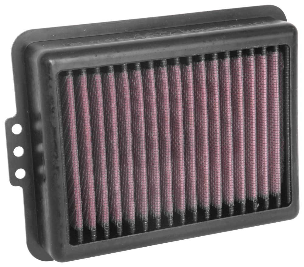 K And N Engineering Air Filter Element - Panel - 6.938 x 5.125 in - 1.313 in Tall - Reusable Cotton - Red - BMW F750 /