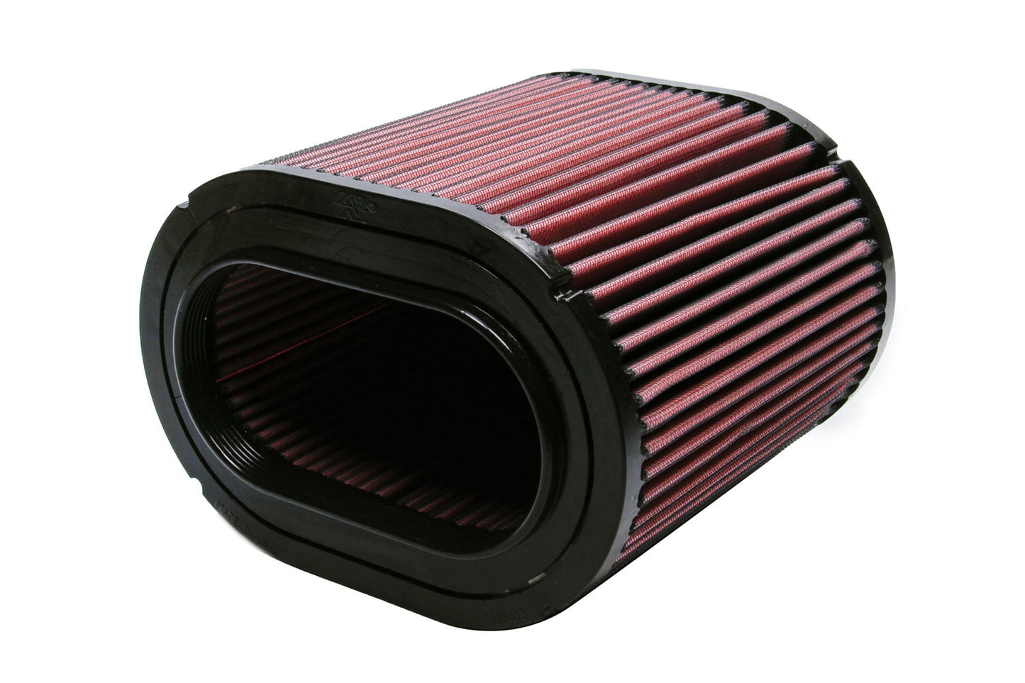K And N Engineering Air Filter Element - Oval - 9.25 x 6.5 - 8.938 in Tall - Reusable Cotton - Red - Ford Boss V8 /