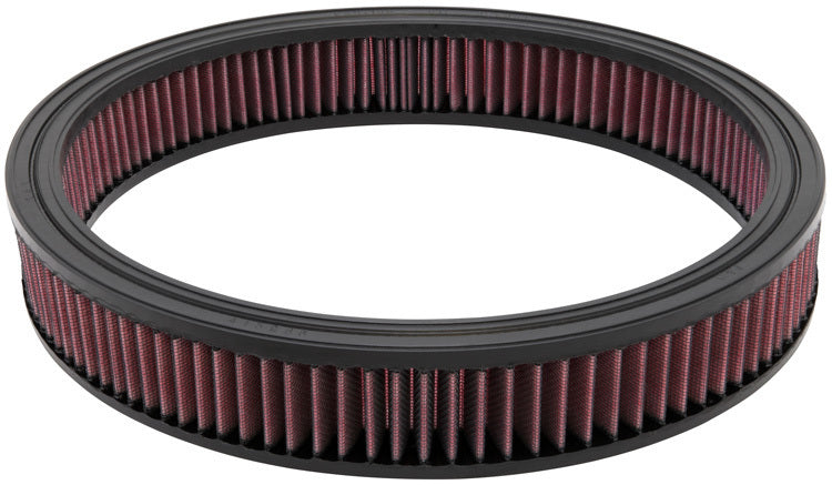 K And N Engineering Air Filter Element - 13.25 in Diameter - 2.188 in Tall - Reusable Cotton - Red - Ford / Mercury