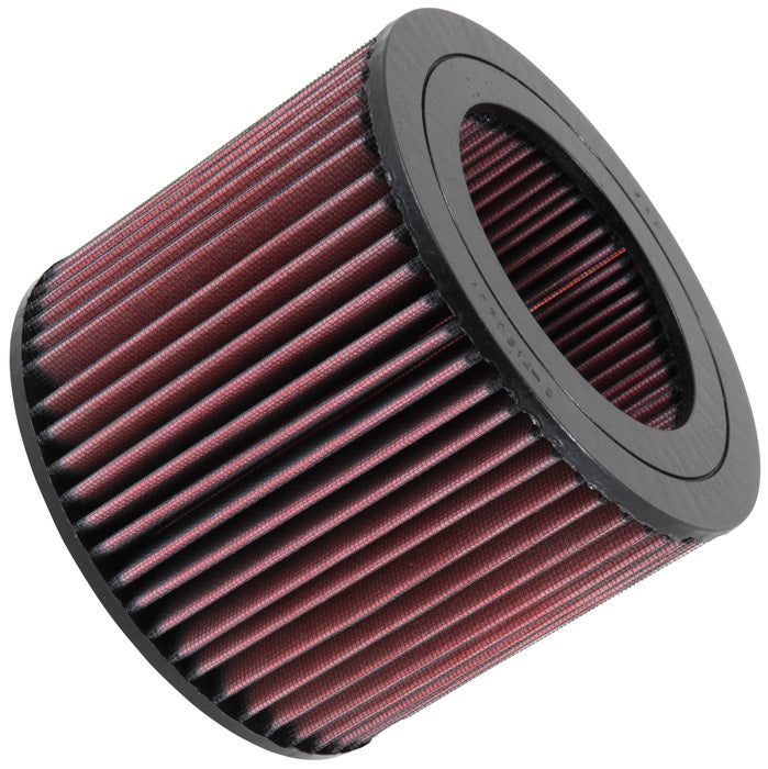 K And N Engineering Air Filter Element - Round - 6.813 in Diameter - 5.813 in Tall - Reusable Cotton - Red - Toyota