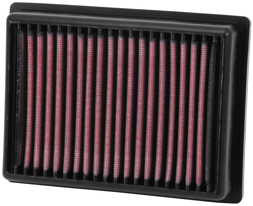 K And N Engineering Air Filter Element - Panel - 7.313 x 5.5 in - 1.625 in Tall - Reusable Cotton - Red - KTM 1290
