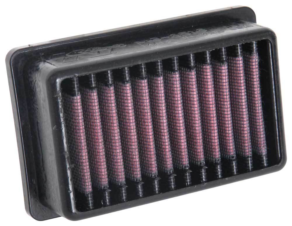 K And N Engineering Air Filter Element - Panel - 4.906 x 3.156 in - 1.5 in Tall - Reusable Cotton - Red - Various Moto