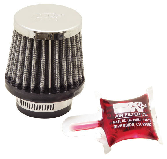 K And N Engineering Air Filter Element - Clamp-On - Conical - 2.5 in Base - 2 in Top Diameter - 2.25 in Tall - 1.375