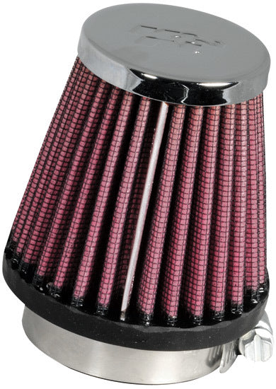 K And N Engineering Air Filter Element - Conical - Clamp-On - 3 in Base - 2 in Top - 3 in Tall - 1.938 in Flange -