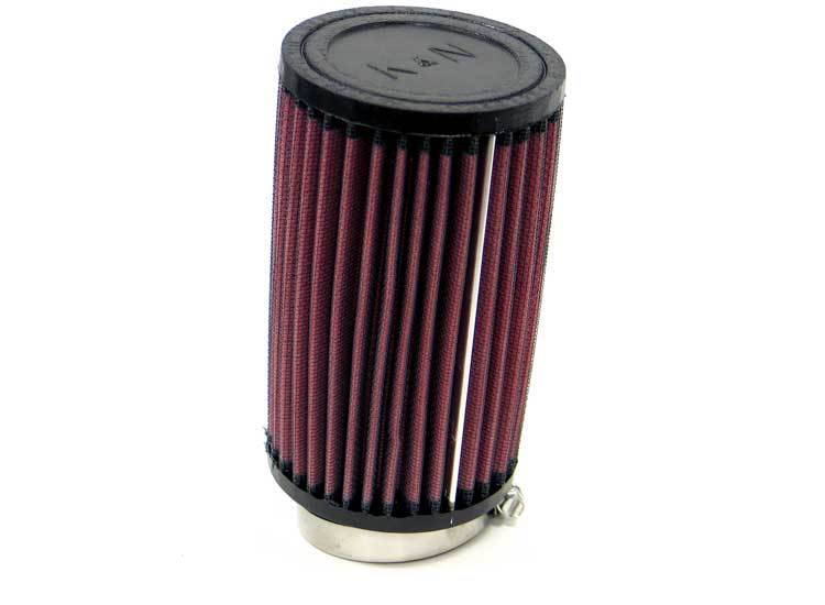 K And N Engineering Air Filter Element - Round - Clamp-On - 3.5 in Diameter - 6 in Tall - 2.25 in Flange - Reusable