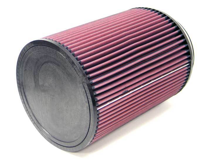 K And N Engineering Air Filter Element - Round - Clamp-On - 7.5 in Diameter - 10 in Tall - 6 in Flange - Reusable