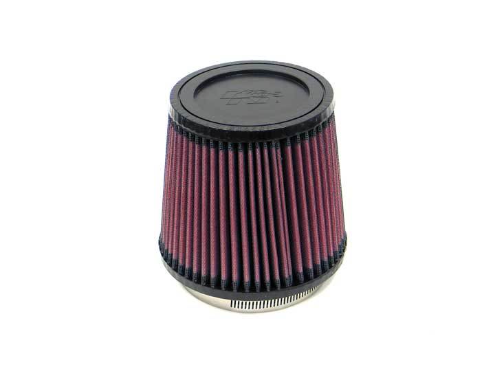 K And N Engineering Air Filter Element - High-Flow - Clamp-On - Conical - 5.375 in Base Diameter - 4.375 in Top