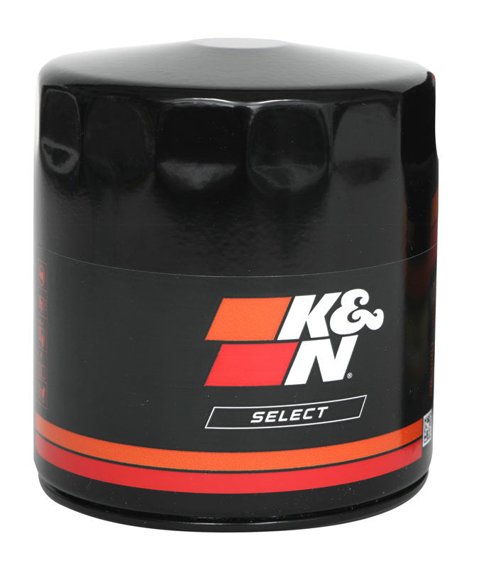 K And N Engineering Oil Filter - Canister - Screw-On - 3.219 in Tall - 20 mm x 1.5 Thread - Steel - Black Paint -