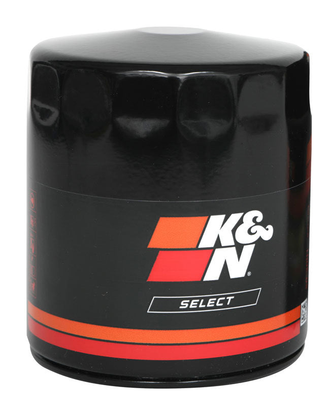 K And N Engineering Oil Filter - Canister - Screw-On - 3.109 in Tall - 13/16-16 in Thread - Steel - Black Paint -