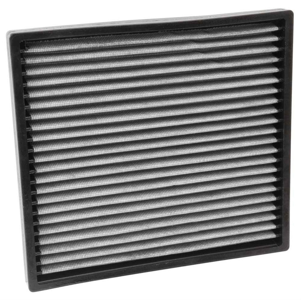 K And N Engineering Cabin Air Filter - Panel - 9.875 x 8.875 in - 0.750 in Tall - Synthetic - White - Various