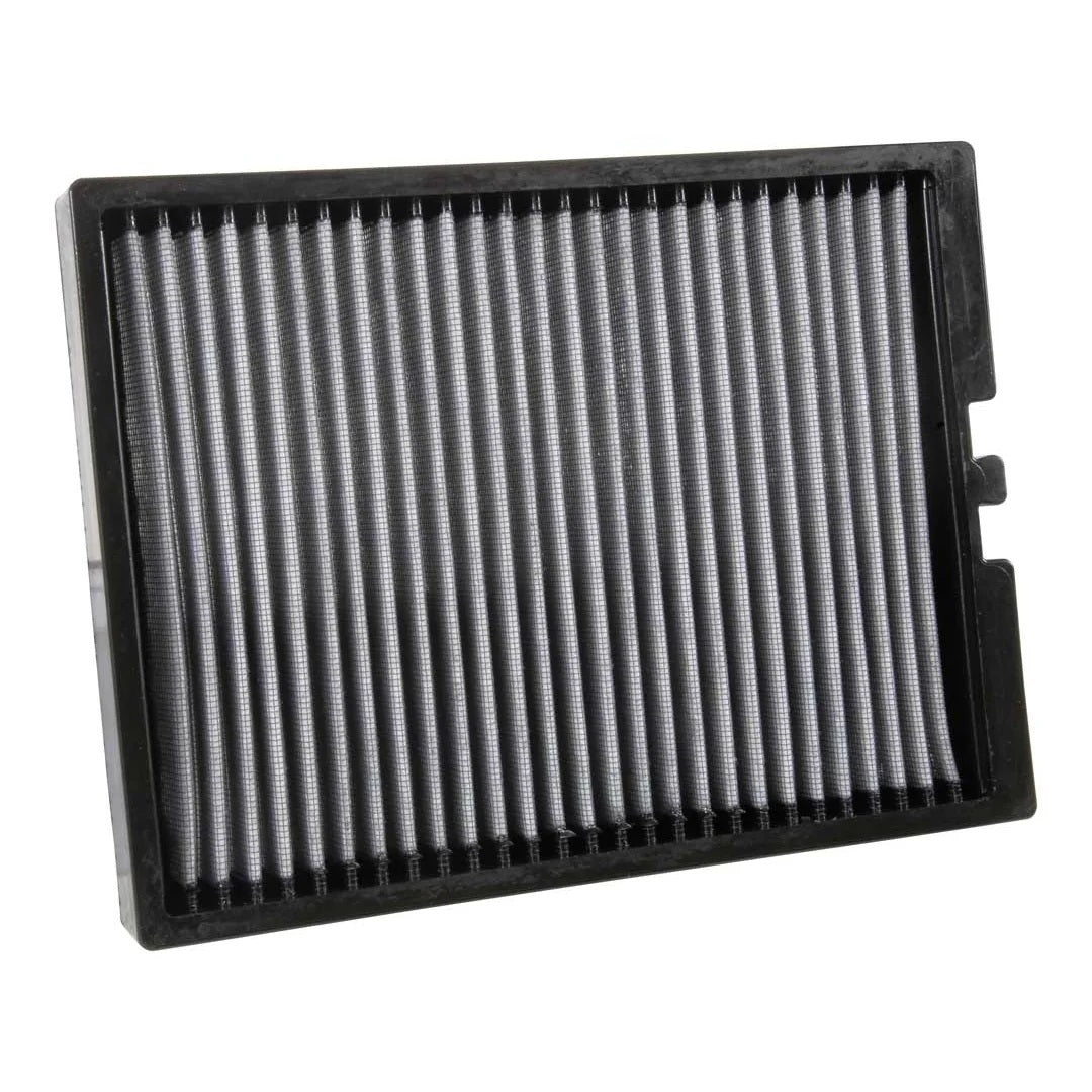 K And N Engineering Cabin Air Filter - Panel - 10.188 in x 7.688 in - 1.094 in Tall - Synthetic - White - Ford Mustang