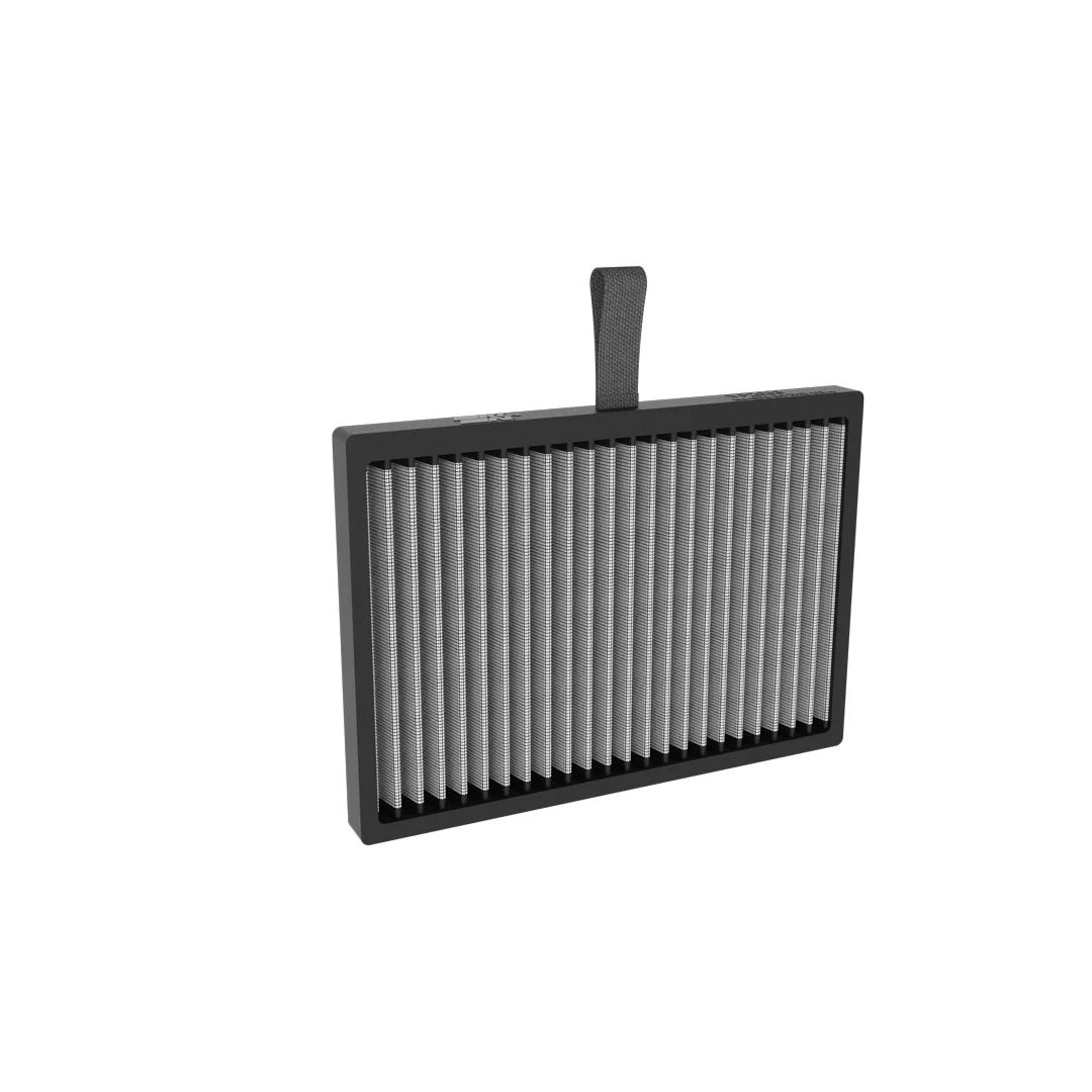 K And N Engineering Cabin Air Filter - Panel - 9.906 in x 7.063 in - 0.75 in Tall - Synthetic - White - Tesla Model S