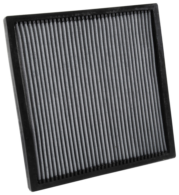 K And N Engineering Cabin Air Filter - Panel - 9.938 x 9.5 in - 0.75 in Tall - Synthetic - White - Chevy Camaro