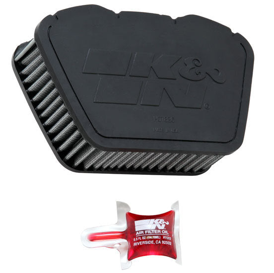 K And N Engineering Air Filter Element - Replacement - Reusable Cotton - Red - Yamaha XVS 2007-17 - Each
