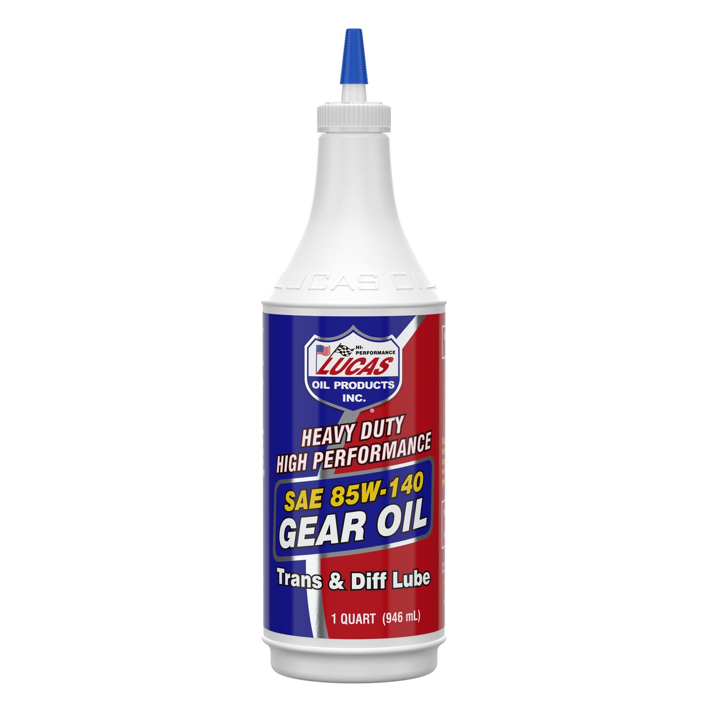 Lucas Oil Gear Oil - Heavy Duty - 85W140 - Limited Slip Additive - Conventional - 1 qt Bottle - Each