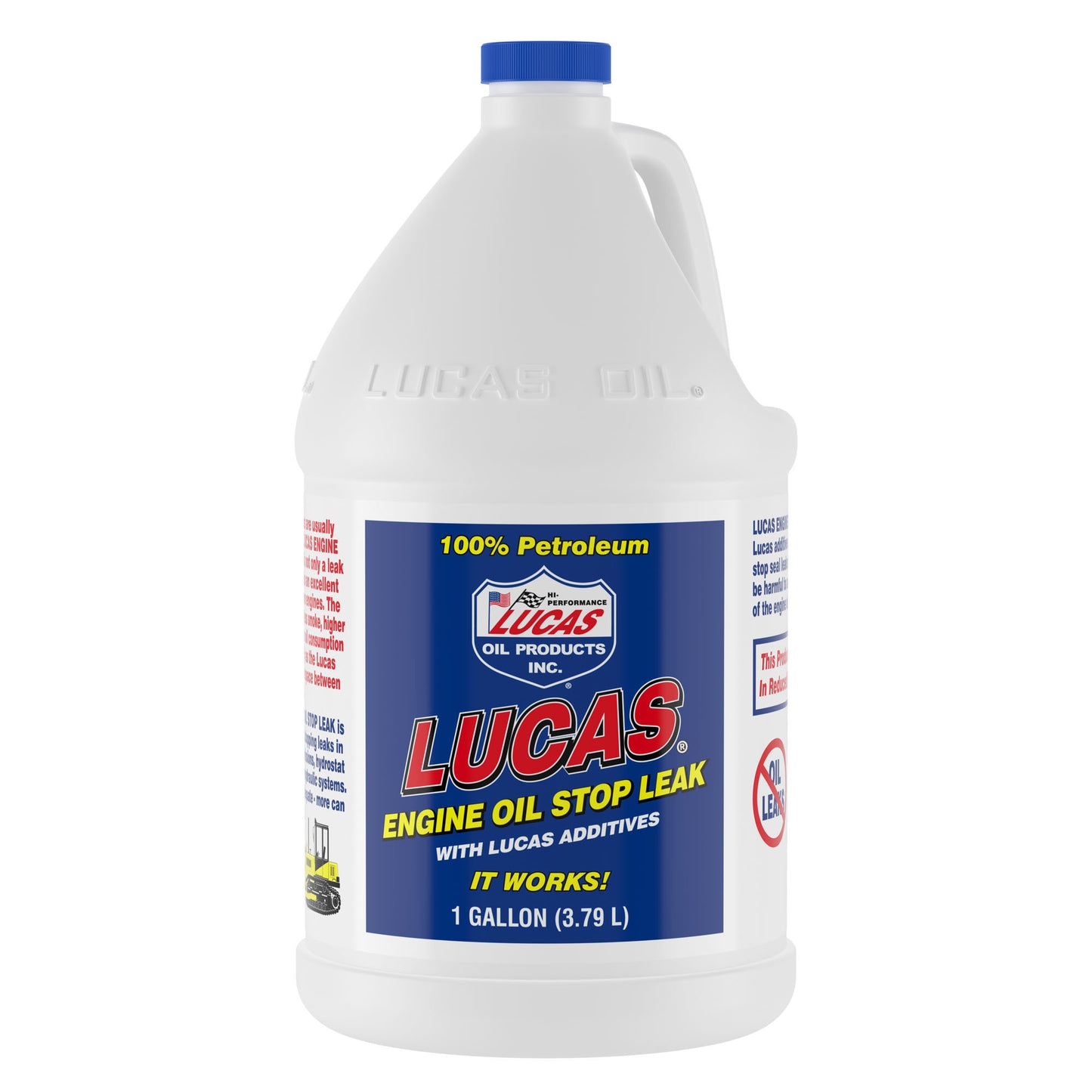 Lucas Oil Motor Oil Additive - Stop Leak - 1 gal Jug - Each
