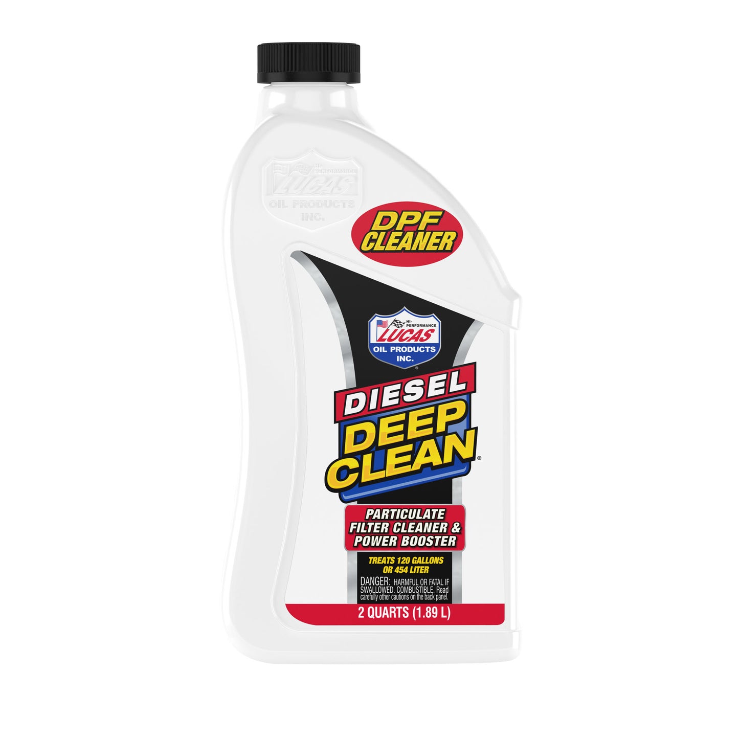 Lucas Oil Fuel Additive - Diesel Deep Clean - DPF Cleaner - 64 oz Bottle - Diesel - Each