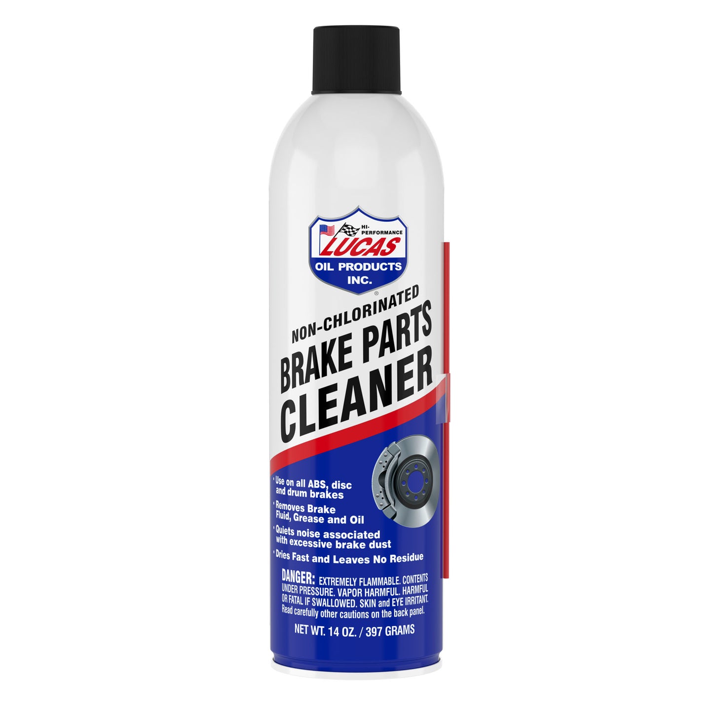 Lucas Oil Brake Cleaner - Non-Chlorinated - 14 oz Aerosol - Each