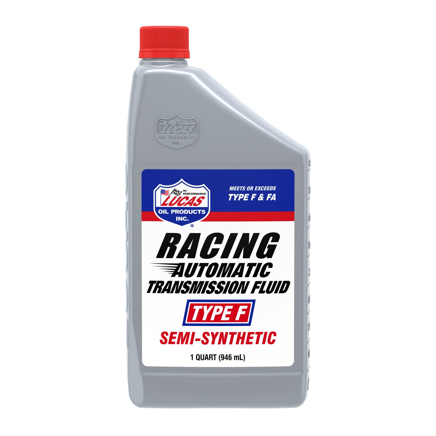 Lucas Oil Transmission Fluid - Type-F Racing - ATF - Semi-Synthetic - 1 qt Bottle - Each
