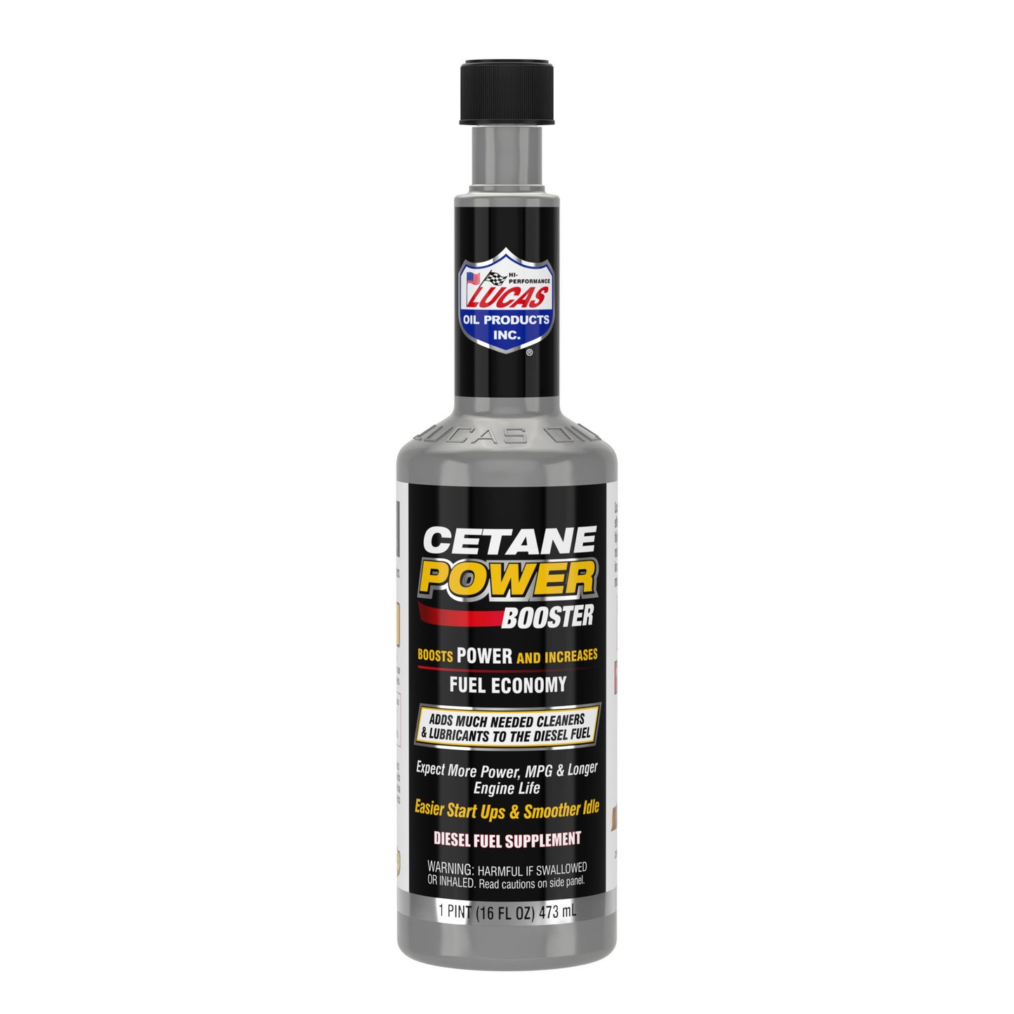 Lucas Oil Fuel Additive - Cetane Power Booster - Diesel Fuel Supplement - System Cleaner - Cetane Booster - Lubricant