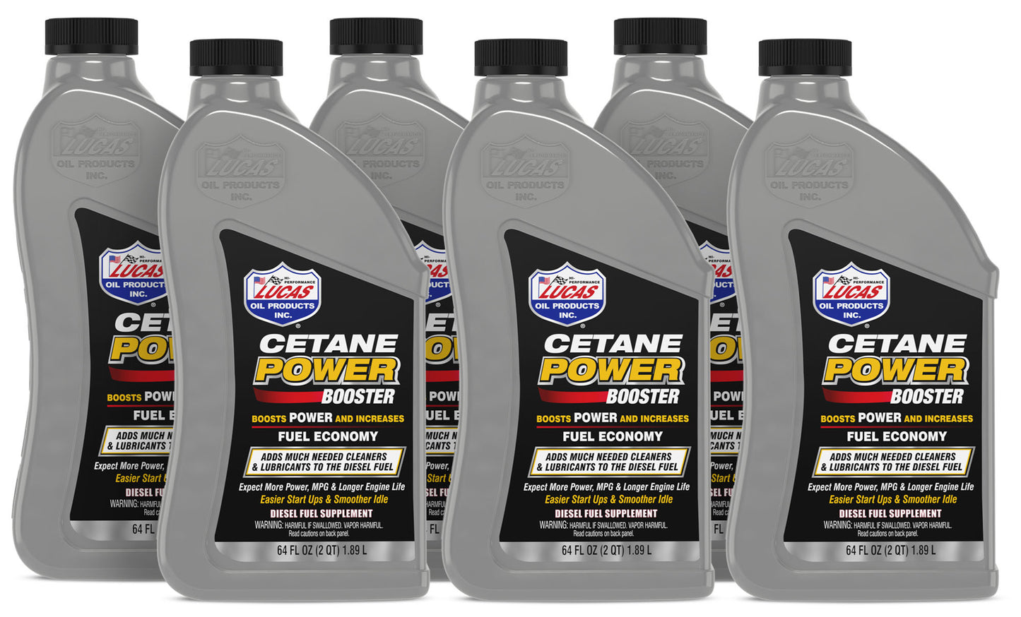 Lucas Oil Fuel Additive - Cetane Power Booster - Diesel Fuel Supplement - System Cleaner - Cetane Booster - Lubricant