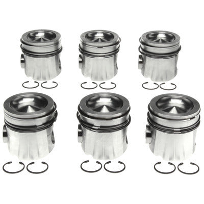 Mahle Original/Clevite Piston and Ring - Forged - Dish - 4.056 in Bore - 3.0 x 2.0 x 3.0 mm Ring Groove - Flat -
