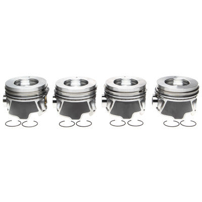 Mahle Original/Clevite Piston and Ring - Cast - Dish - 4.055 in Bore - 3.0 x 2.0 x 3.0 mm Ring Groove - Flat -