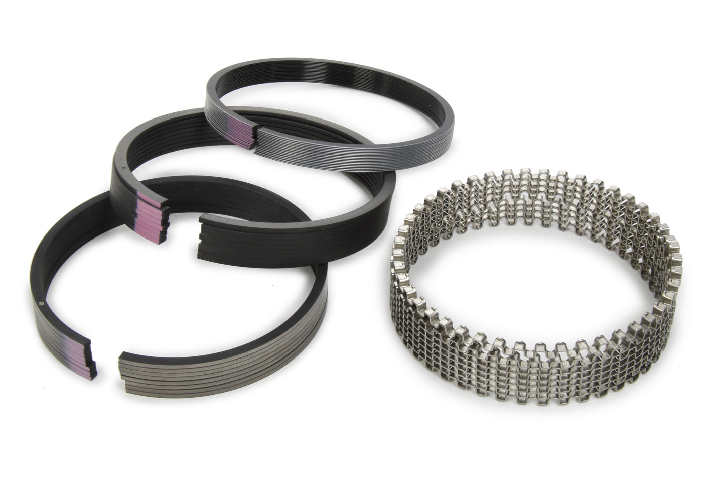 Mahle Original/Clevite Piston Rings - MAHLE Original - 4.000 in Bore - Drop In - 5/64 x 5/64 x 3/16 in Thick -