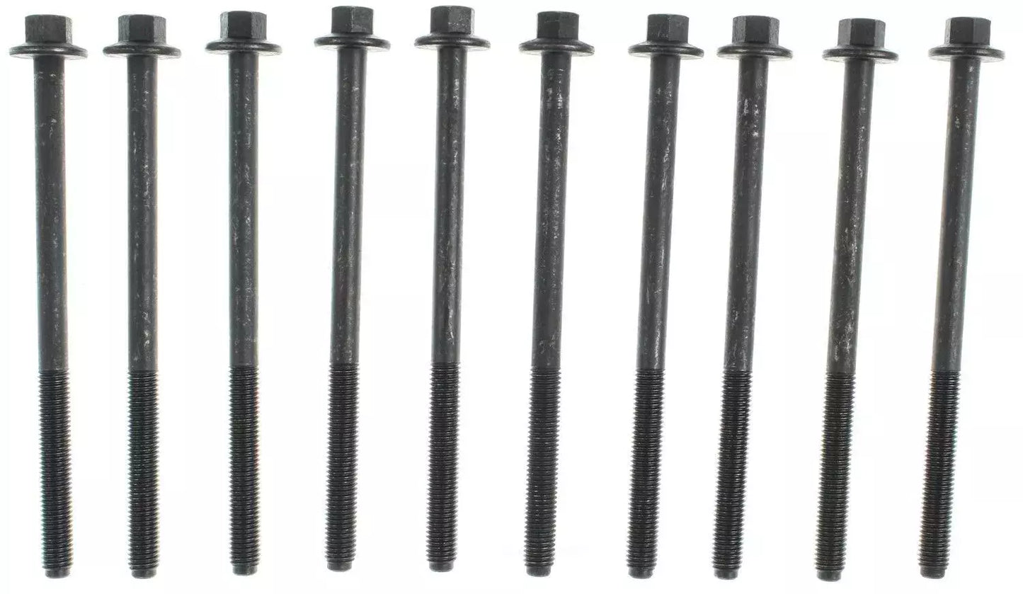 Mahle Original/Clevite Cylinder Head Bolt Kit - Hex Head - Steel - Black Oxide - Ford Coyote - Set of 10