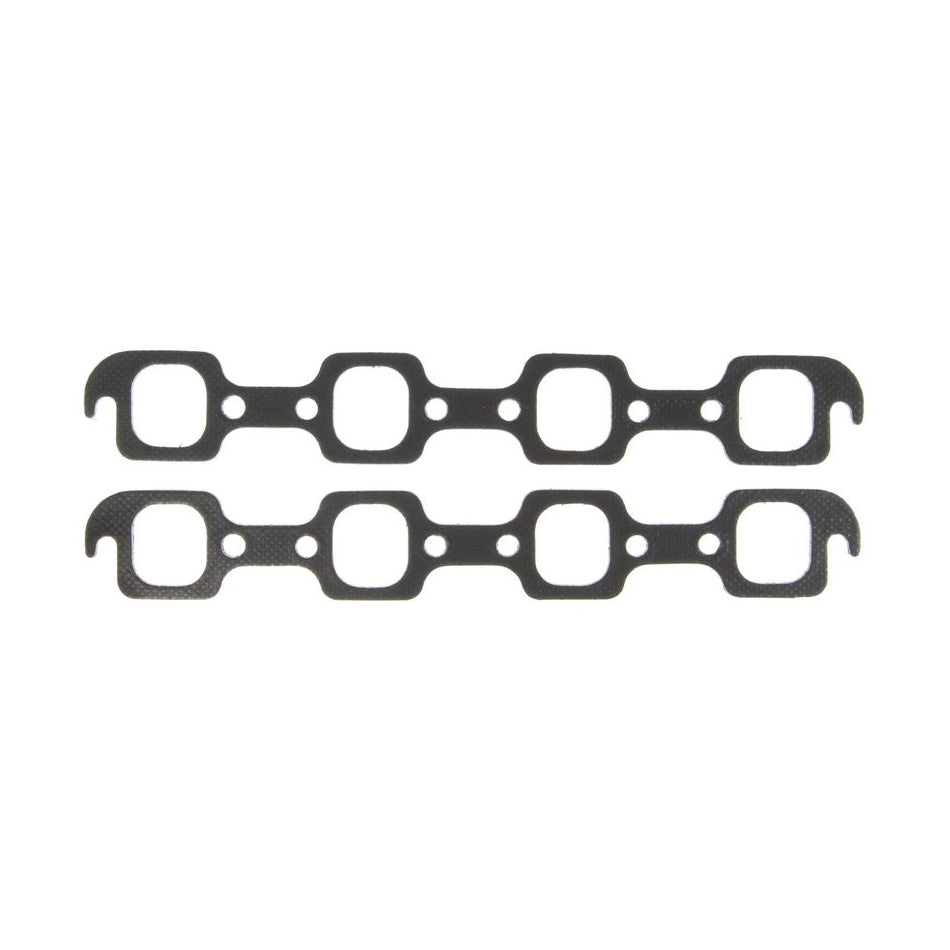 Mahle Original/Clevite Exhaust Header / Manifold Gasket - 1.600 x 1.775 in Oval Port - Steel Core Graphite - Small
