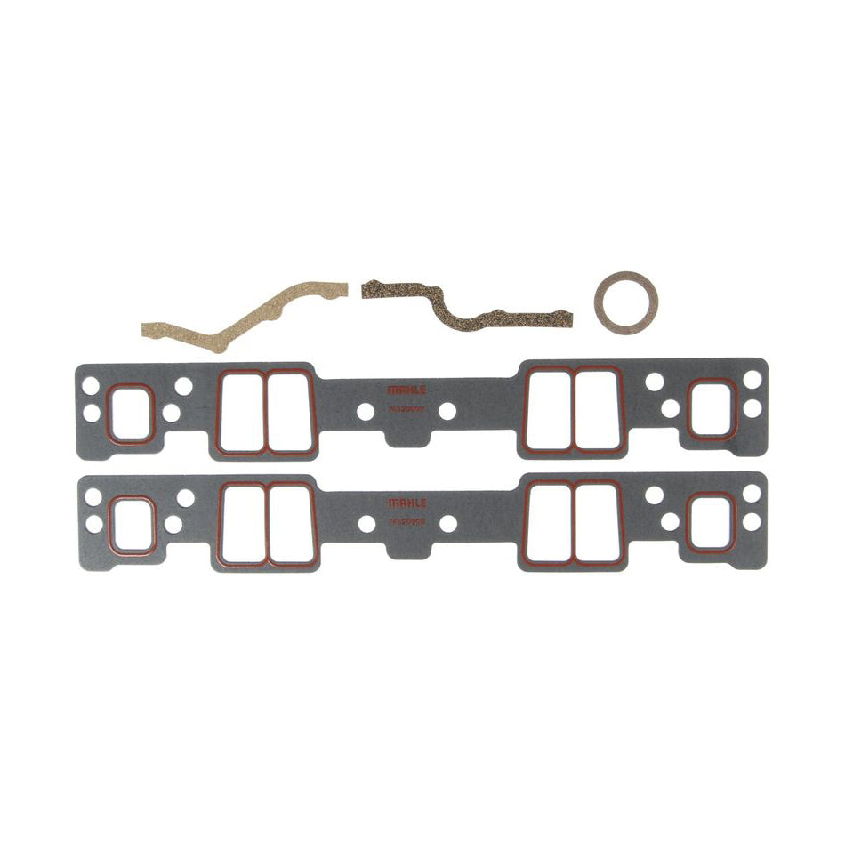 Mahle Original/Clevite Intake Manifold Gasket - 0.06 in Thick - 2.1 in Tapered Port - Composite - Small Block Chevy -