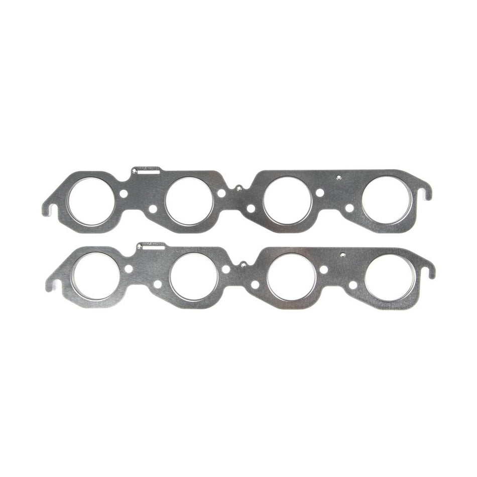 Mahle Original/Clevite Exhaust Header / Manifold Gasket - 2.250 in Round Port - Multi-Layer Steel - Big Block Chevy -