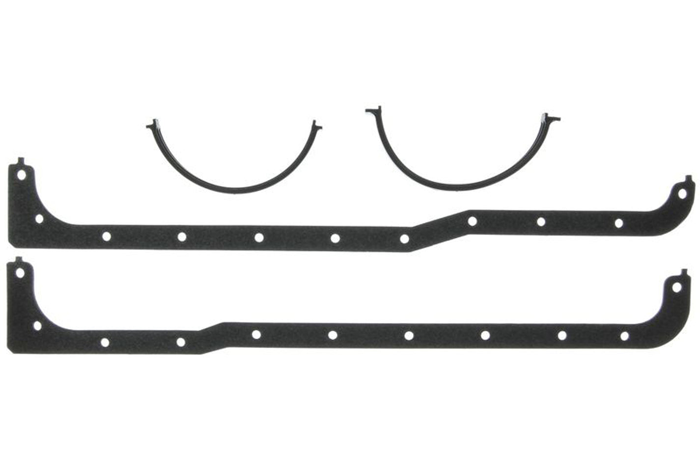 Mahle Original/Clevite Oil Pan Gasket - 0.093 in Thick - Multi-Piece - Fiber - 351W - Small Block Ford - Kit