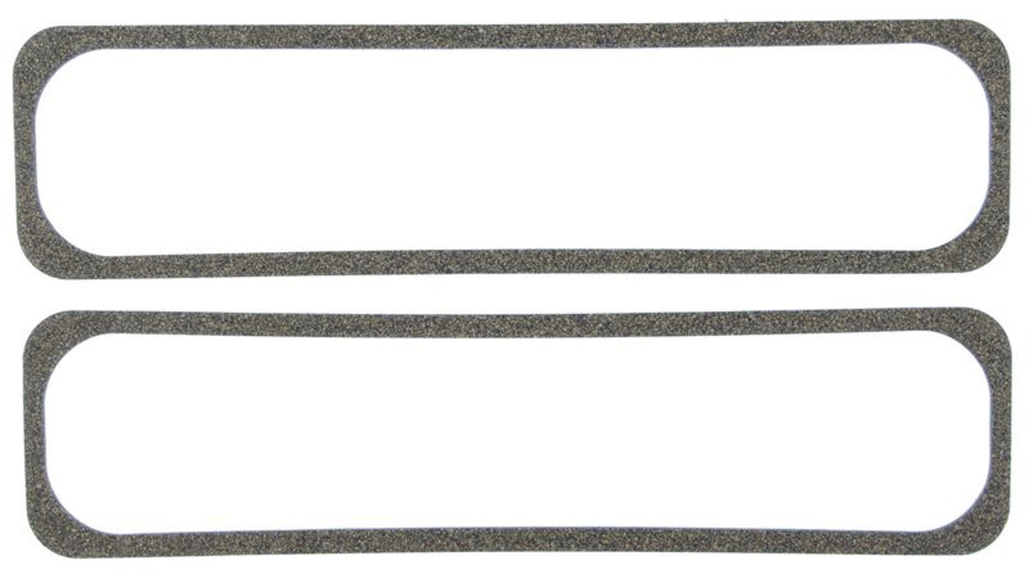 Mahle Original/Clevite Valve Cover Gasket - 0.250 in Thick - Cork / Fiber - Center Bolt - Small Block Chevy - Pair
