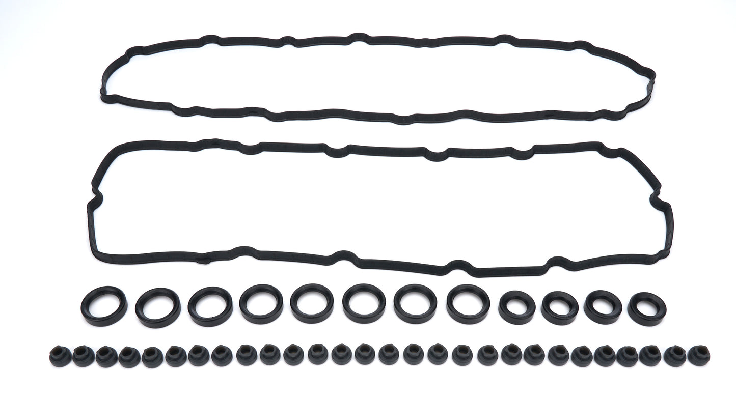 Mahle Original/Clevite Valve Cover Gasket - 0.5 in Thick - Rubber - Perimeter Bolt - Ford Coyote / Voodoo - Kit