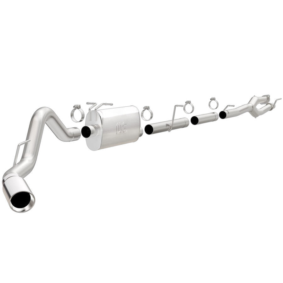 Magnaflow Perf Exhaust Exhaust System - Street Series - Cat-Back - Single Rear Exit - 3.5 in Diameter - 5 in Polished