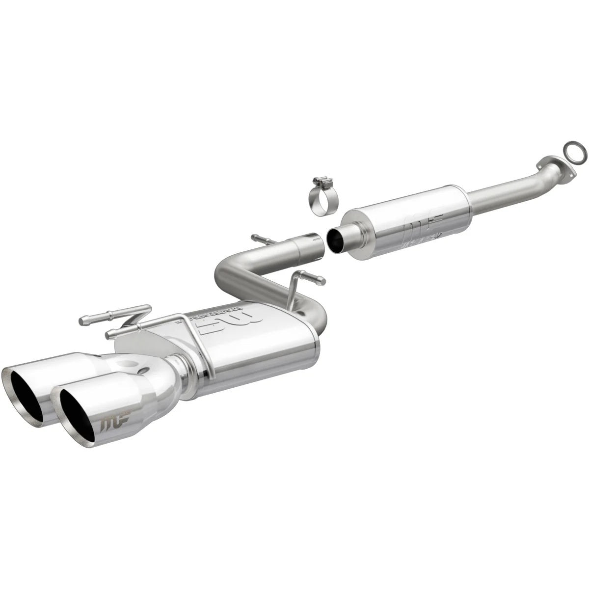 Magnaflow Perf Exhaust Exhaust System - Street Series - Cat-Back - 2-1/2 in Diameter - Dual 4 in Polished Tips -
