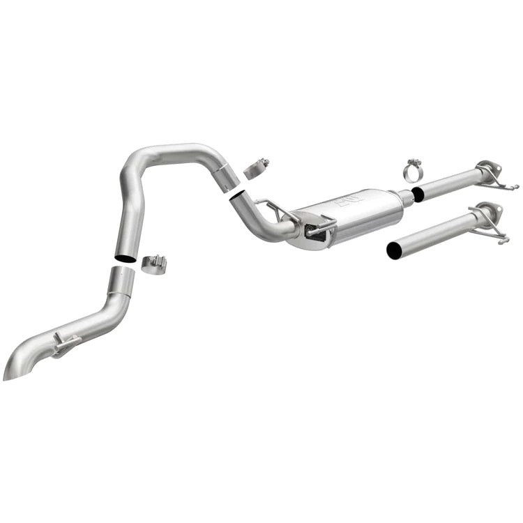 Magnaflow Perf Exhaust Exhaust System - Overland Series - Cat-Back - Single Rear Exit - 2.5 in Diameter - Stainless -