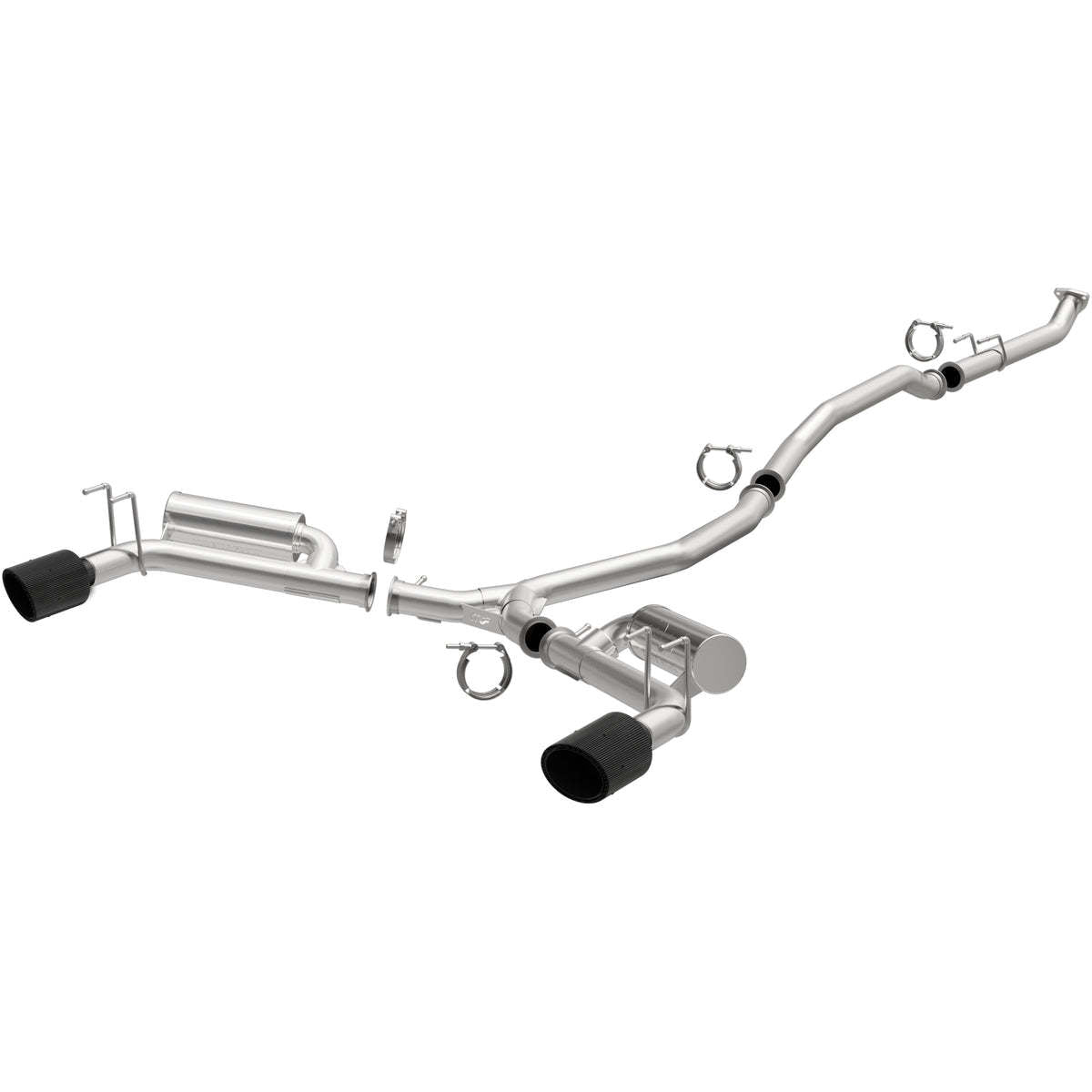 Magnaflow Perf Exhaust Exhaust System - NEO Series - Cat-Back - Dual Exit - 2-1/2 in Diameter - 4-1/2 in Black Tips -