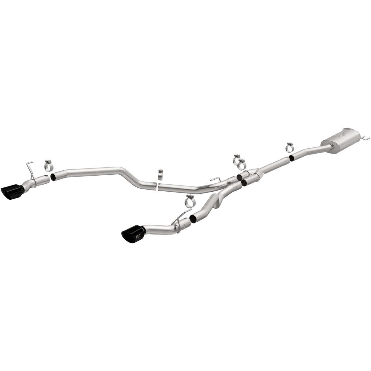Magnaflow Perf Exhaust Exhaust System - NEO Series - Cat-Back - Dual Exit - 2-1/2 in Diameter - 4 in Black Tips - 3.5