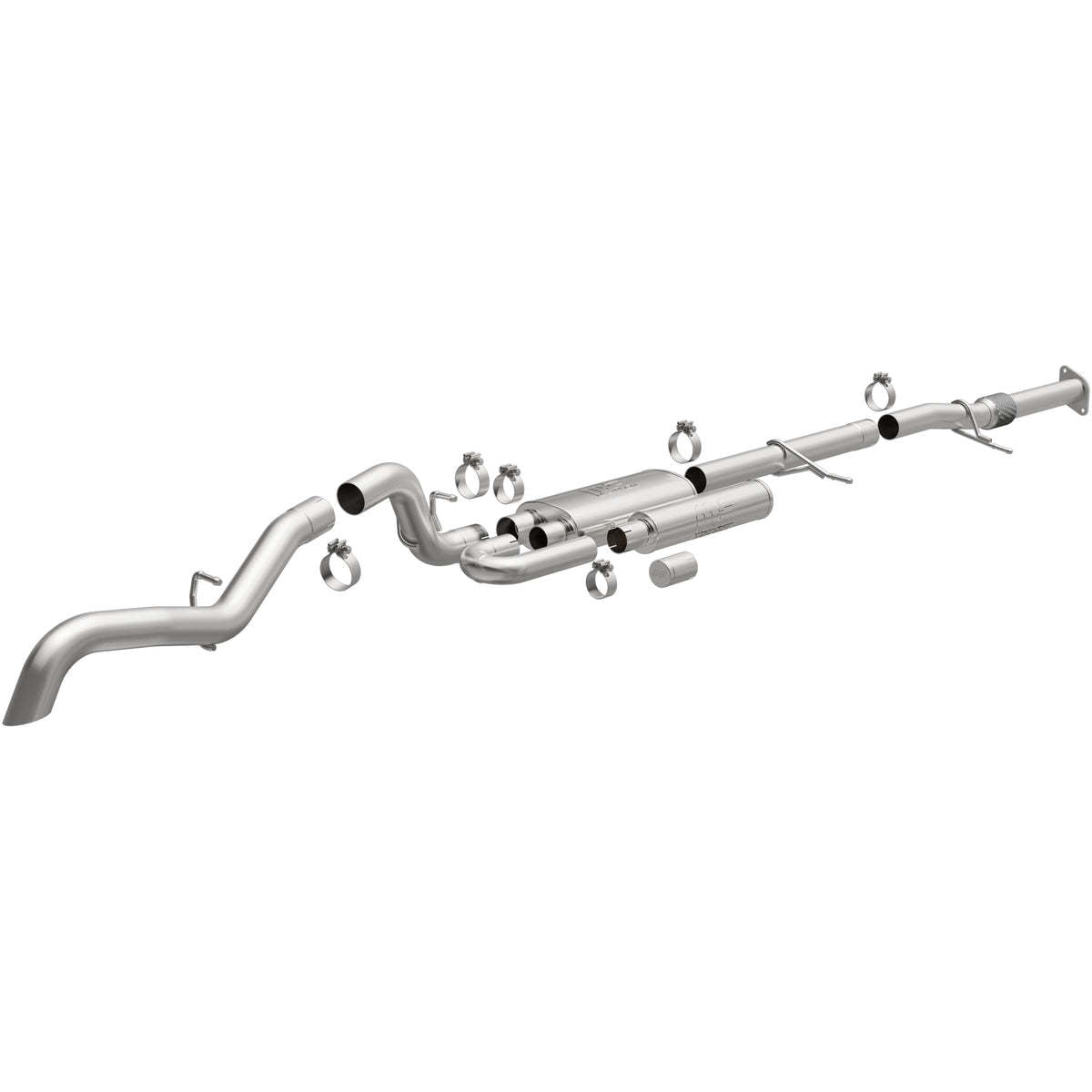Magnaflow Perf Exhaust Exhaust System - Overland Series - Cat-Back - Single Exit - 3 in Diameter - 2.7 L - GM Midsize