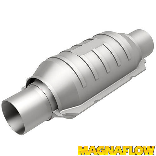Magnaflow Perf Exhaust Catalytic Converter - Heavy Metal - 2.25 in Inlet - 2.25 in Outlet - Round - 4.375 in x 9 in