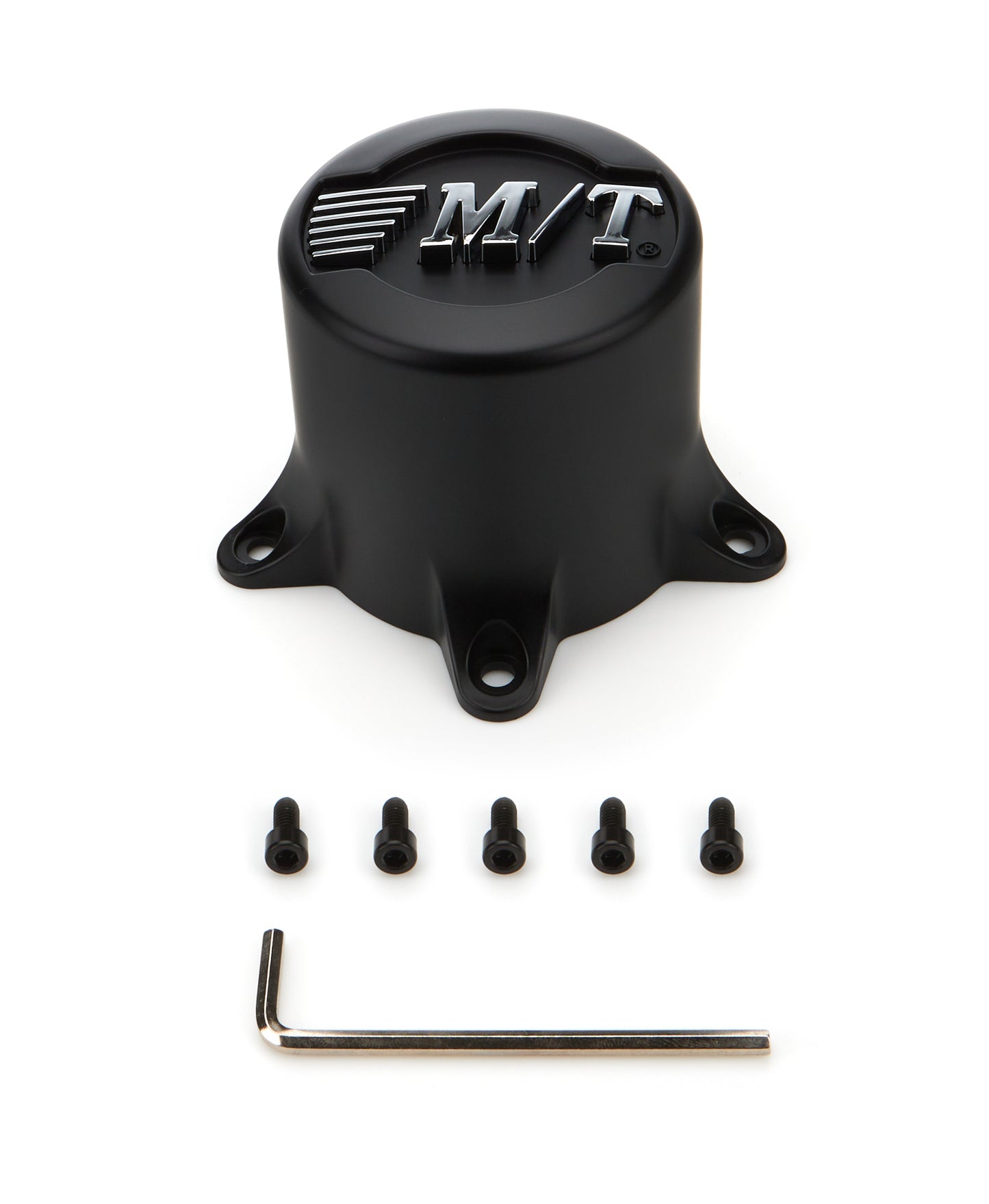 Mickey Thompson Wheel Center Cap - Classic III - 3.346 in OD - Closed End - Bolt-On - Plastic - Satin Black Paint -