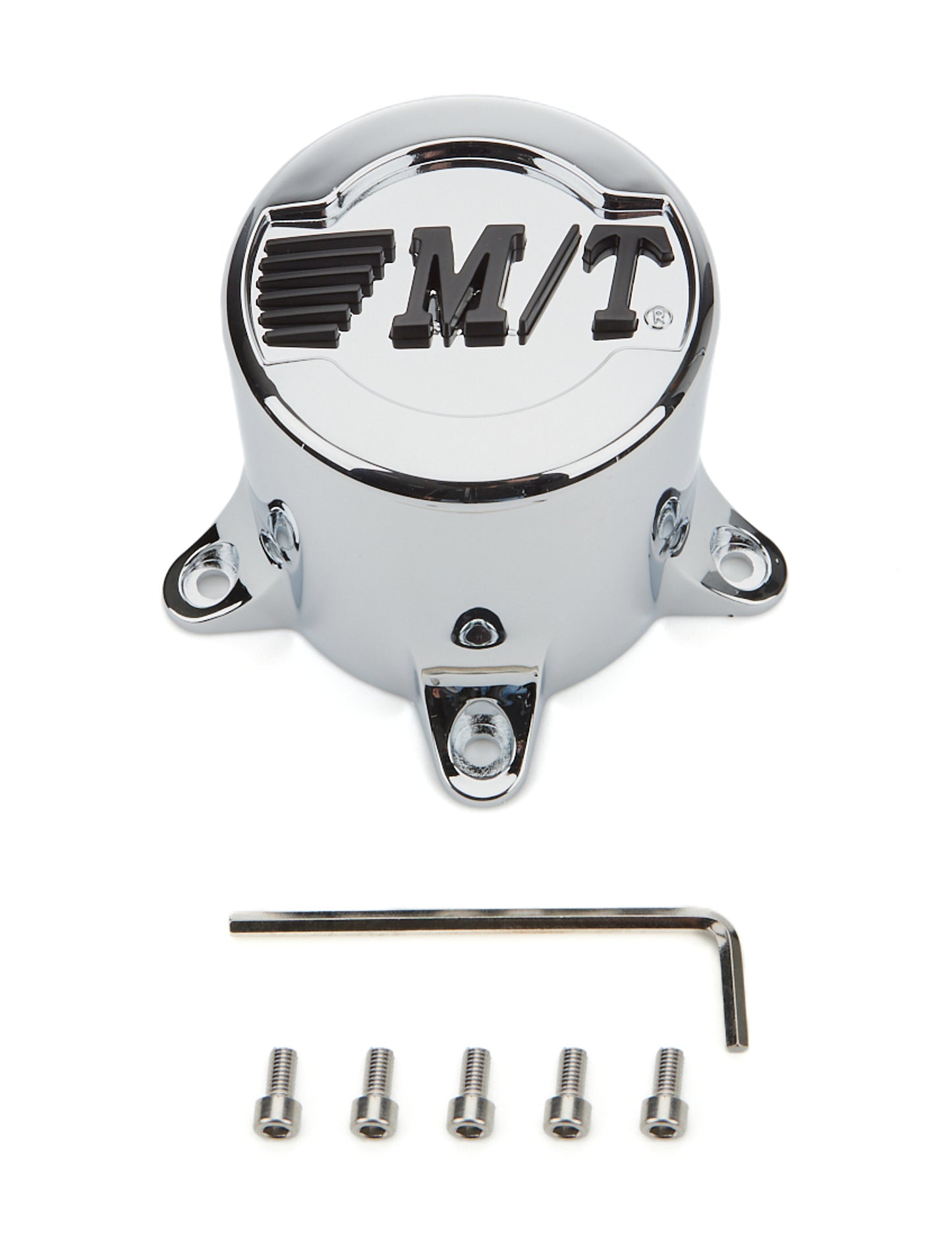 Mickey Thompson Wheel Center Cap - 3.346 in OD - Closed End - Bolt-On - Plastic - Polished - Mickey Thompson Classic